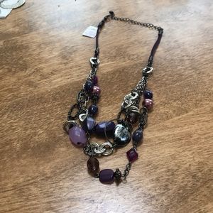 NWT purple necklace